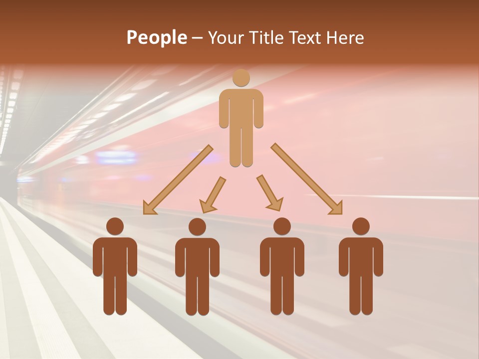 Business Travel Air Red PowerPoint Template