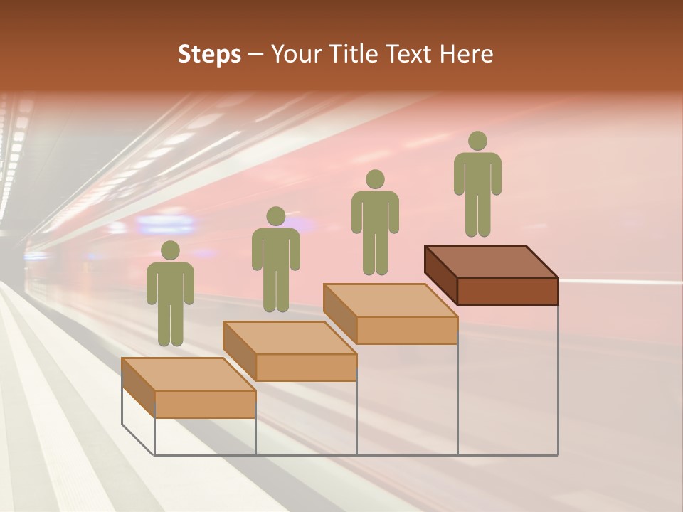 Business Travel Air Red PowerPoint Template