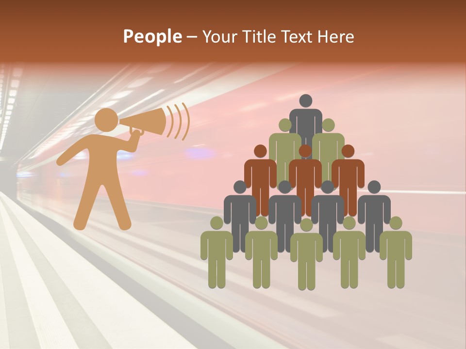 Business Travel Air Red PowerPoint Template