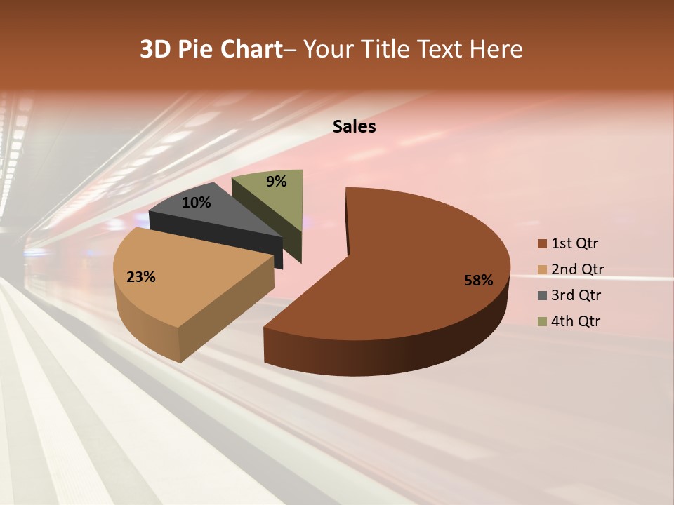 Business Travel Air Red PowerPoint Template