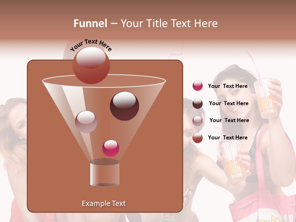 Happy Group Glass PowerPoint Template