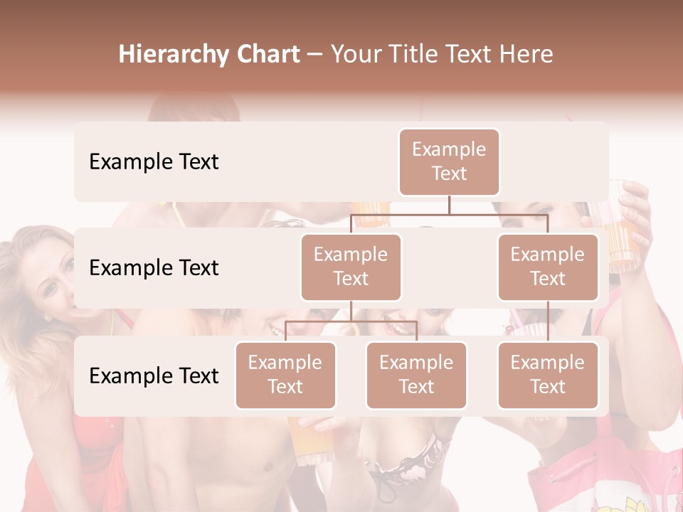 Happy Group Glass PowerPoint Template