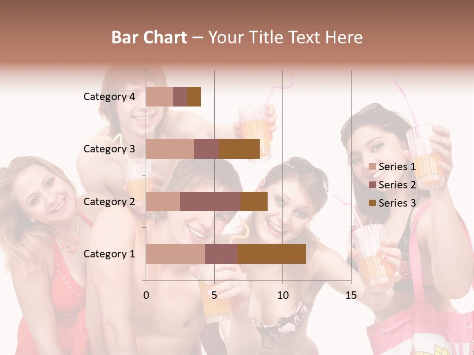 Happy Group Glass PowerPoint Template