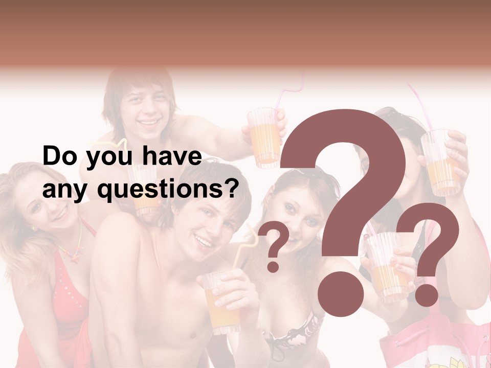 Happy Group Glass PowerPoint Template