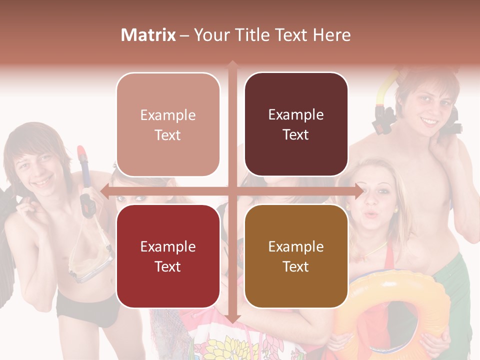 Emotion Smiling Mask PowerPoint Template