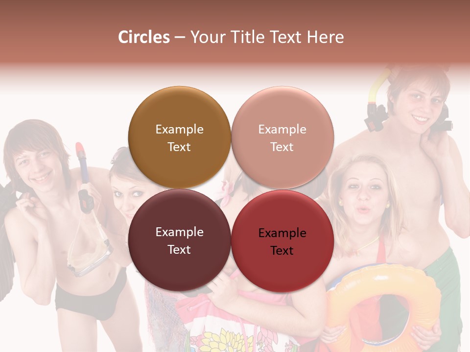 Emotion Smiling Mask PowerPoint Template