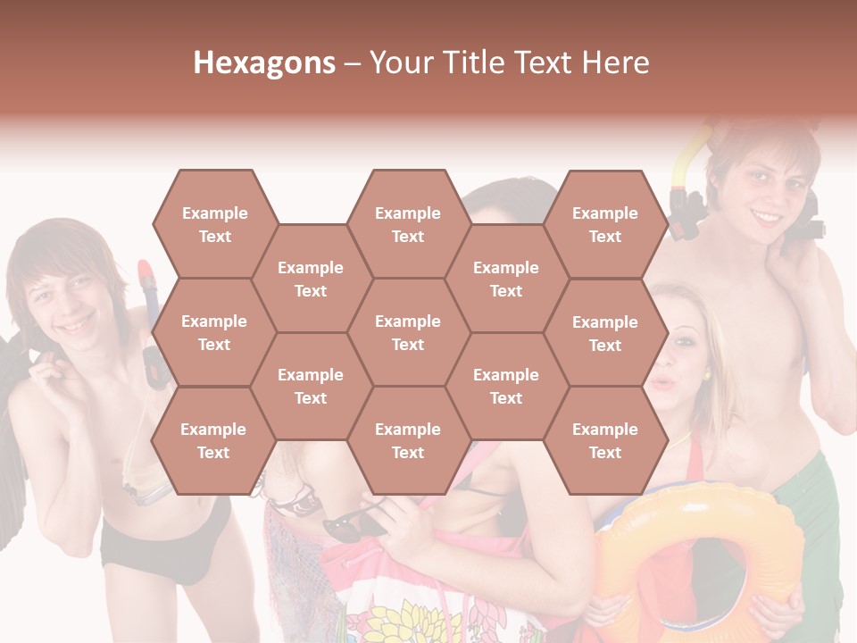 Emotion Smiling Mask PowerPoint Template