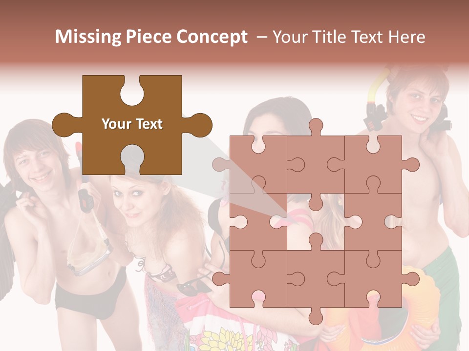 Emotion Smiling Mask PowerPoint Template