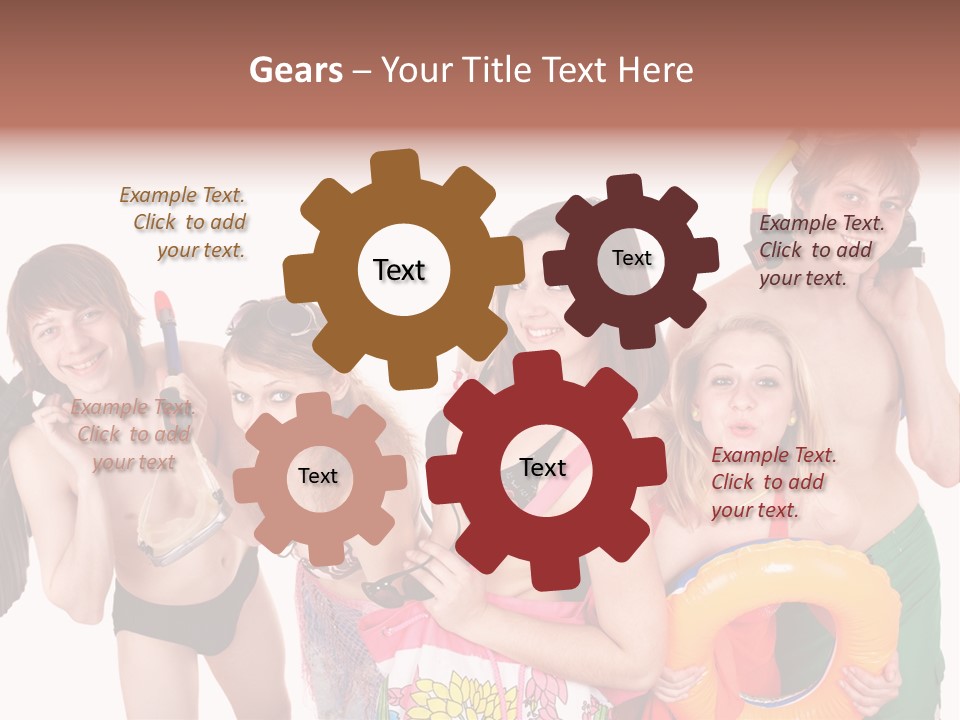 Emotion Smiling Mask PowerPoint Template