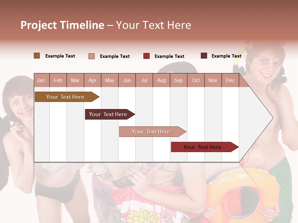 Emotion Smiling Mask PowerPoint Template