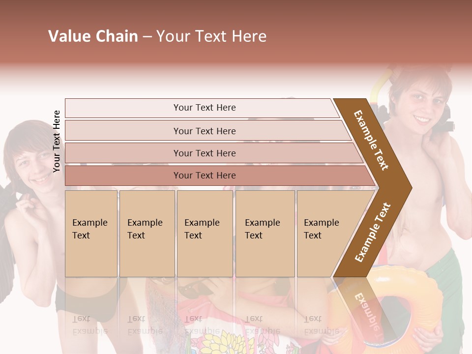Emotion Smiling Mask PowerPoint Template