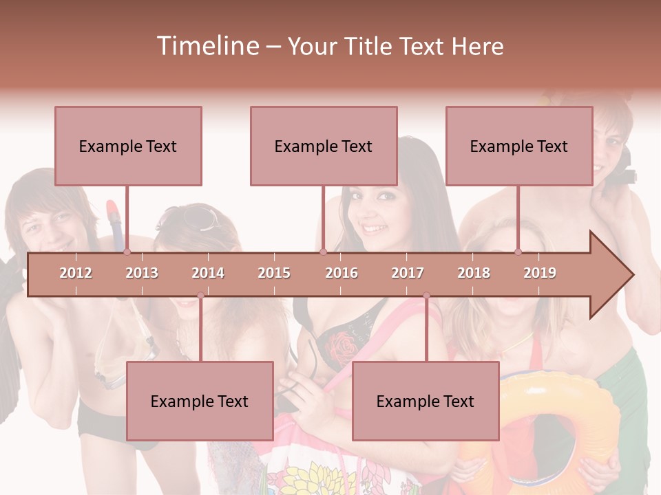 Emotion Smiling Mask PowerPoint Template
