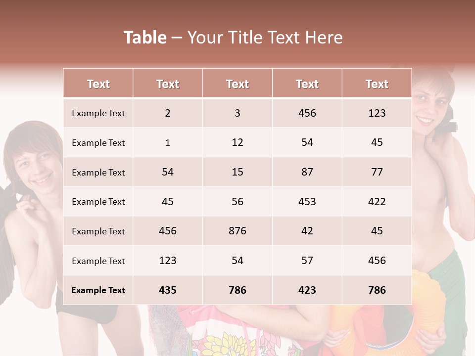 Emotion Smiling Mask PowerPoint Template