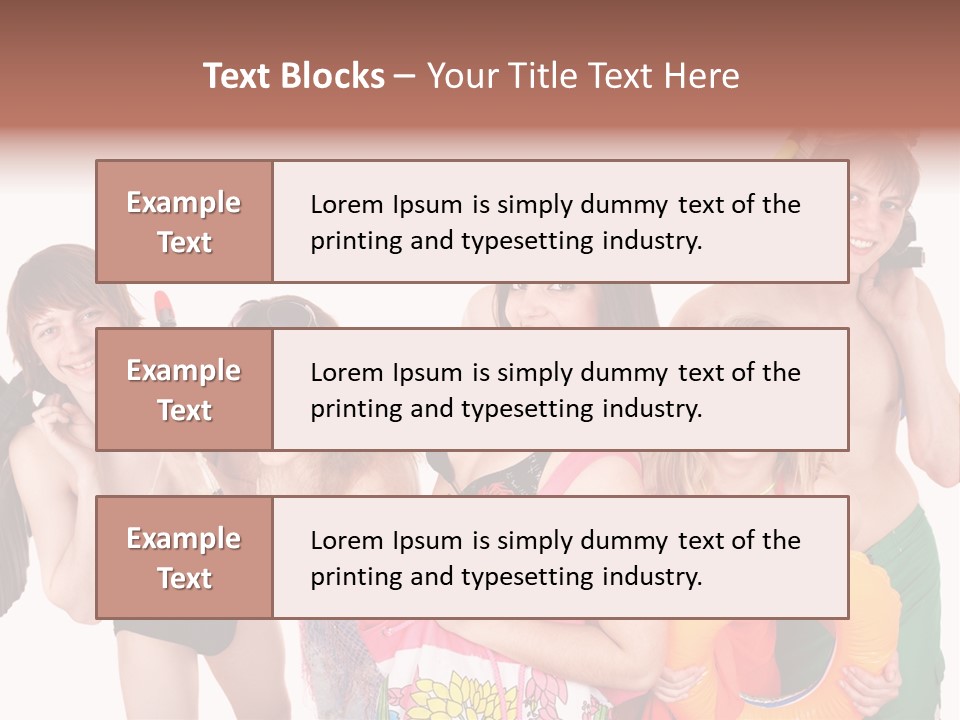 Emotion Smiling Mask PowerPoint Template