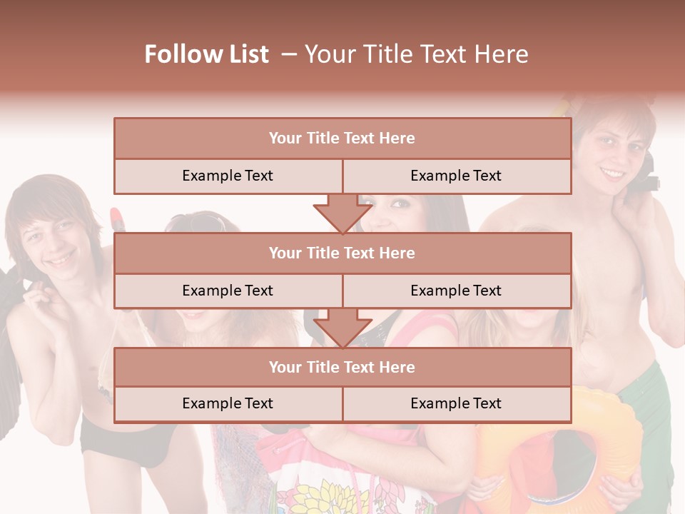 Emotion Smiling Mask PowerPoint Template