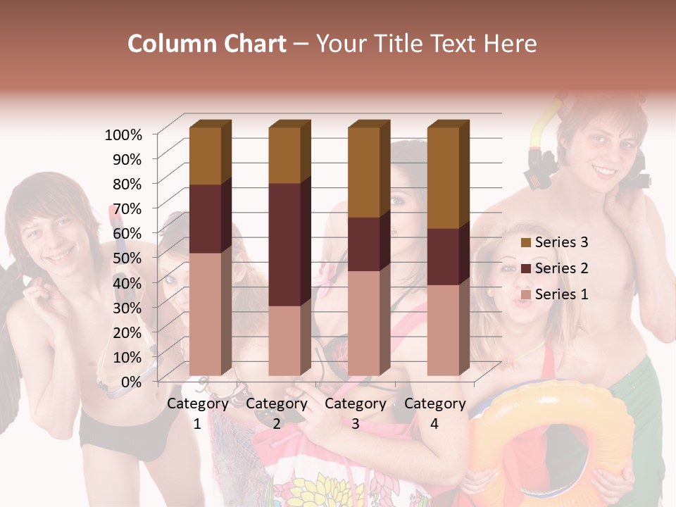 Emotion Smiling Mask PowerPoint Template