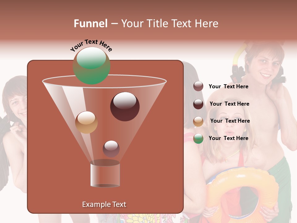 Emotion Smiling Mask PowerPoint Template