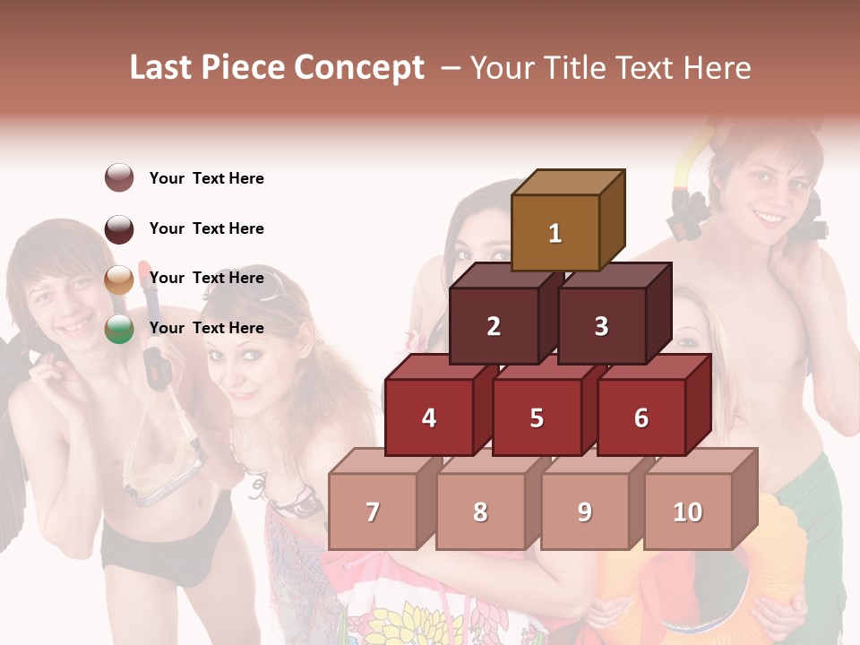 Emotion Smiling Mask PowerPoint Template