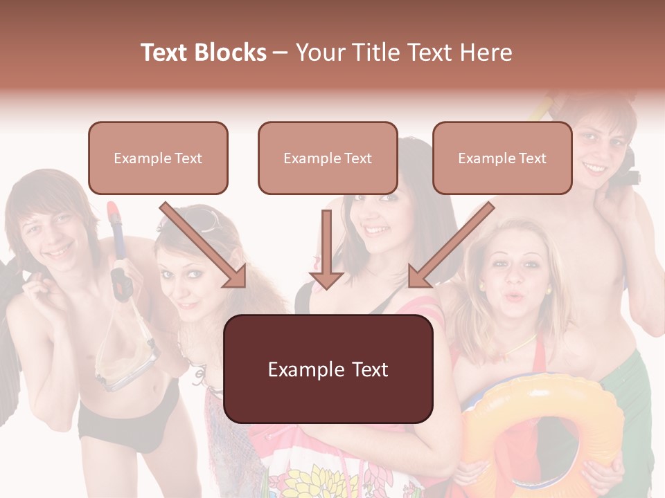 Emotion Smiling Mask PowerPoint Template