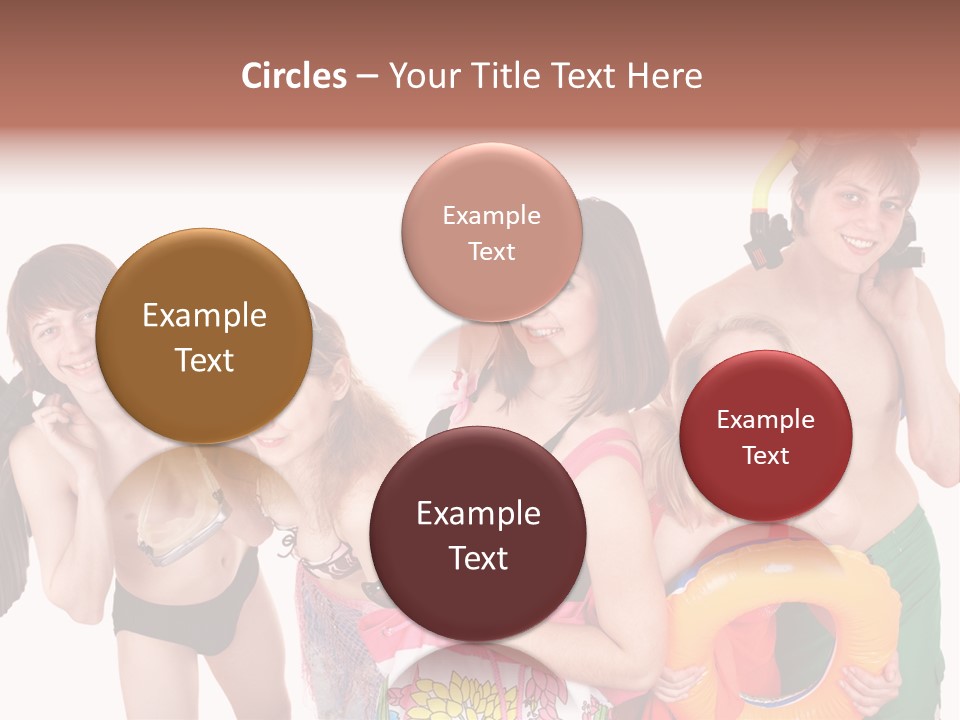 Emotion Smiling Mask PowerPoint Template