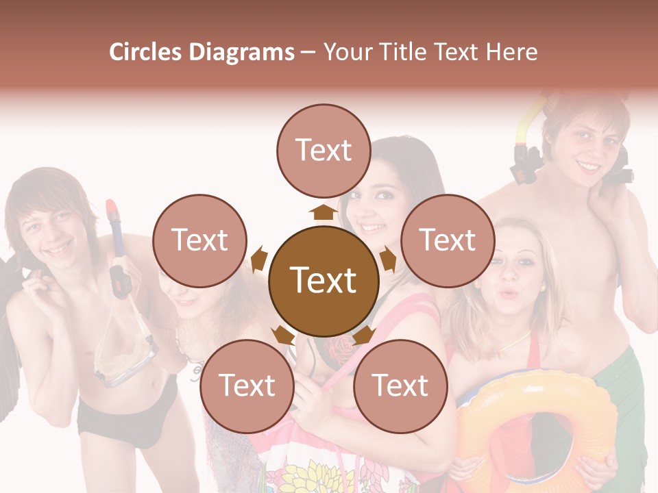 Emotion Smiling Mask PowerPoint Template