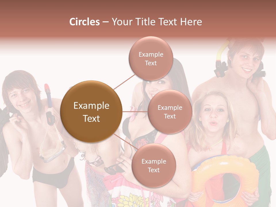 Emotion Smiling Mask PowerPoint Template