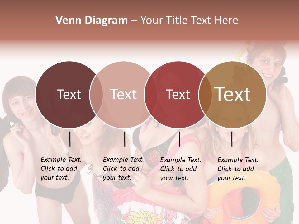 Emotion Smiling Mask PowerPoint Template