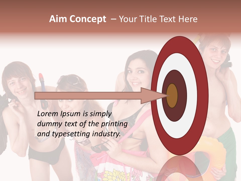 Emotion Smiling Mask PowerPoint Template