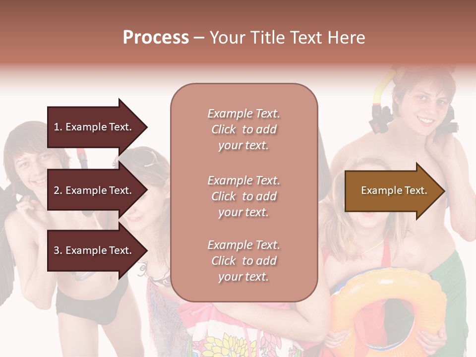 Emotion Smiling Mask PowerPoint Template