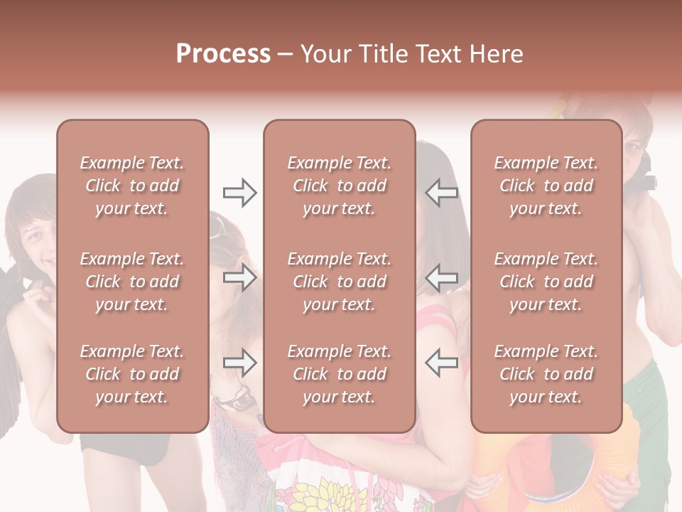 Emotion Smiling Mask PowerPoint Template
