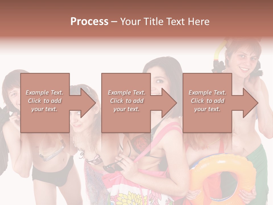 Emotion Smiling Mask PowerPoint Template