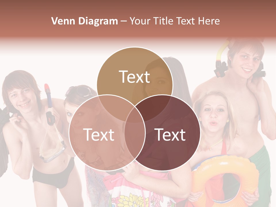 Emotion Smiling Mask PowerPoint Template