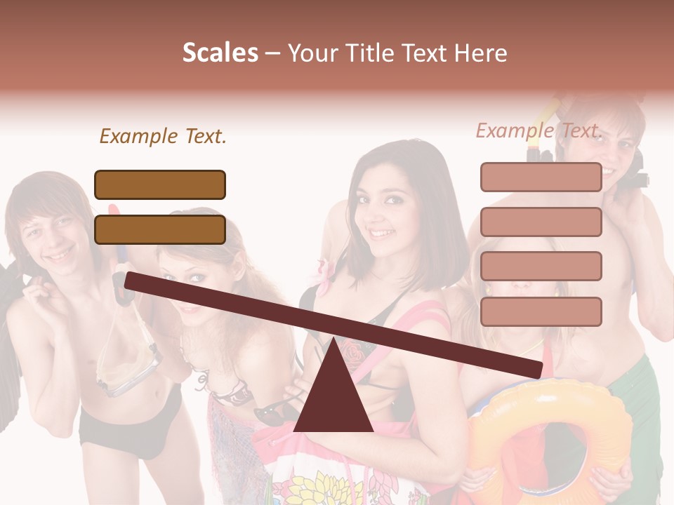Emotion Smiling Mask PowerPoint Template
