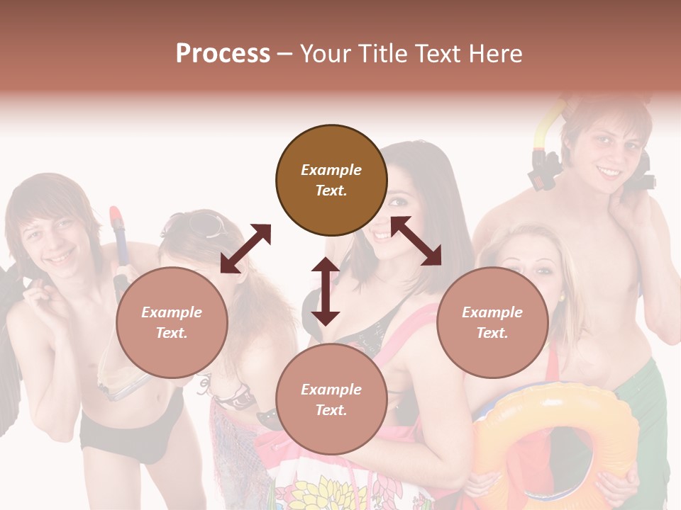 Emotion Smiling Mask PowerPoint Template