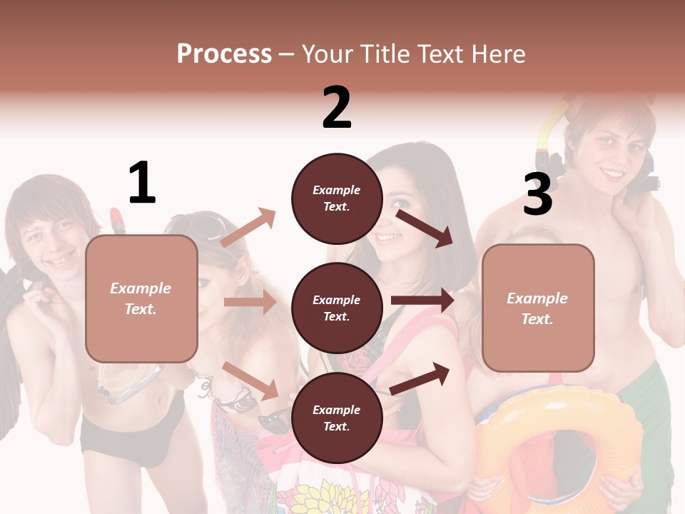 Emotion Smiling Mask PowerPoint Template