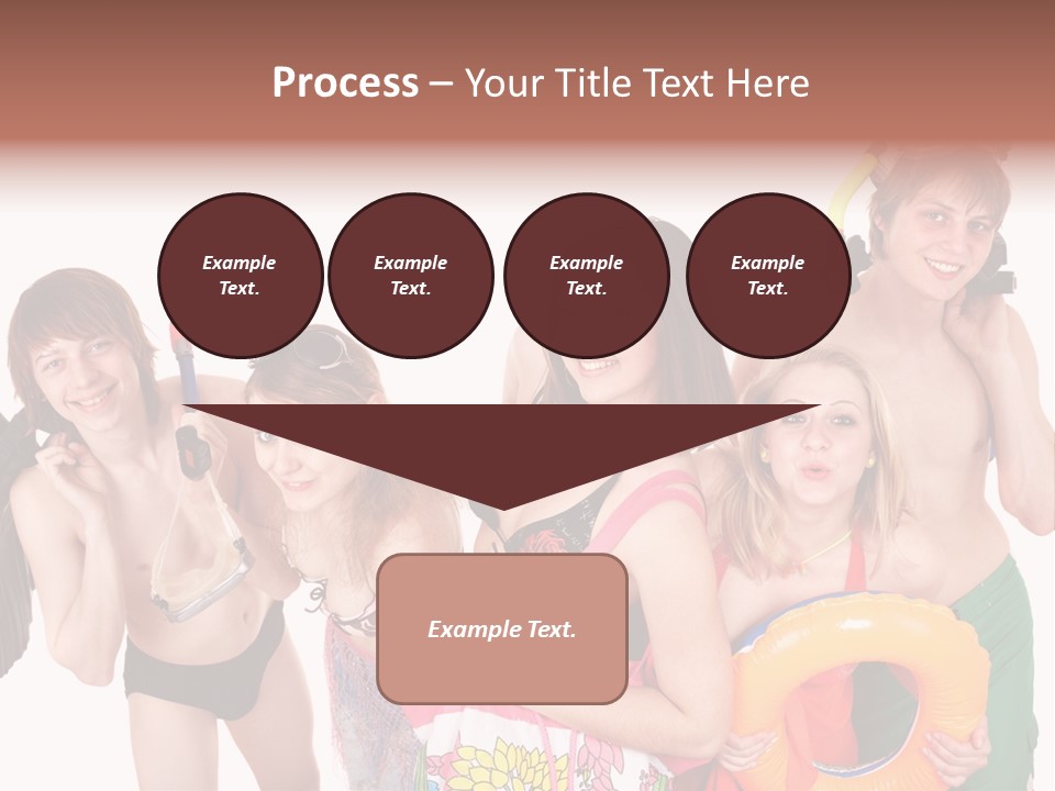 Emotion Smiling Mask PowerPoint Template