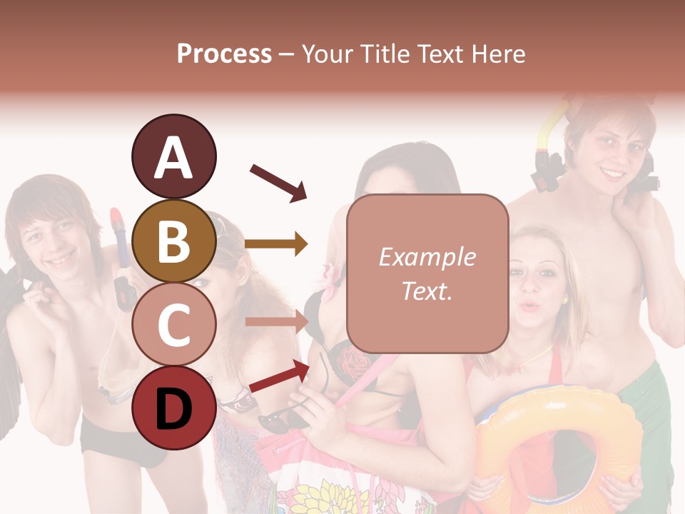 Emotion Smiling Mask PowerPoint Template