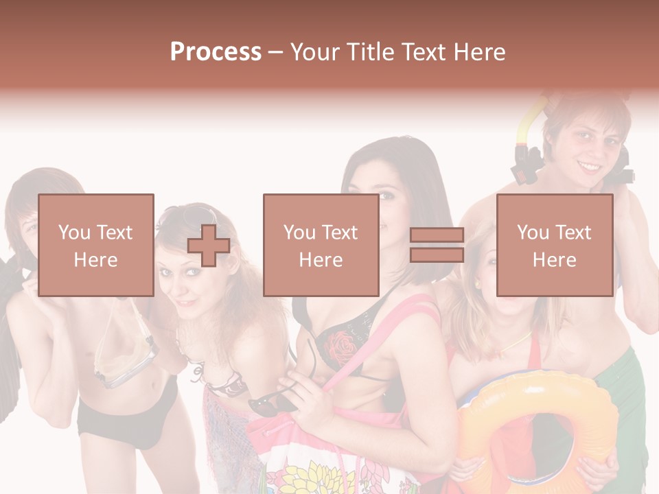 Emotion Smiling Mask PowerPoint Template
