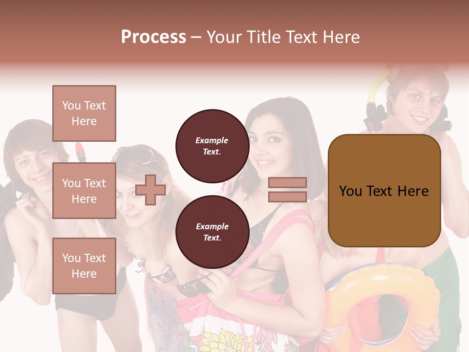 Emotion Smiling Mask PowerPoint Template