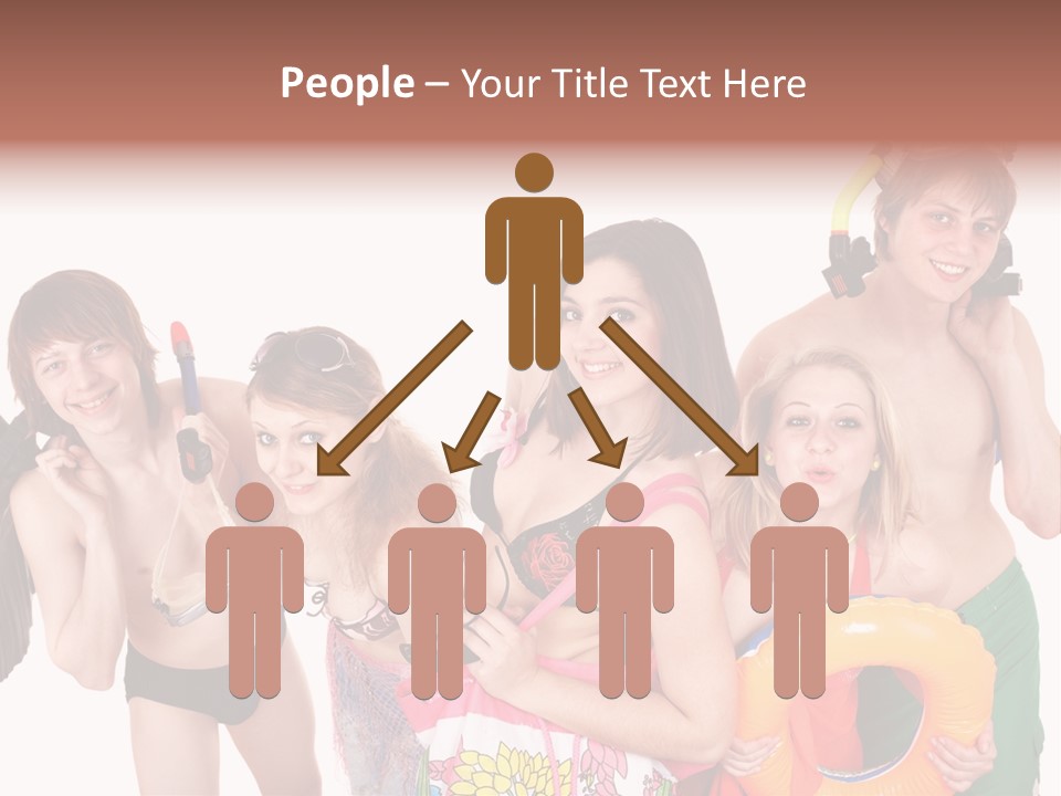 Emotion Smiling Mask PowerPoint Template