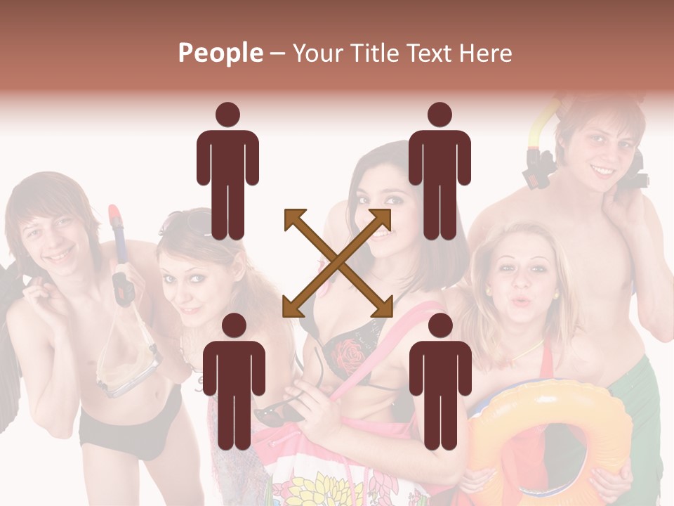 Emotion Smiling Mask PowerPoint Template