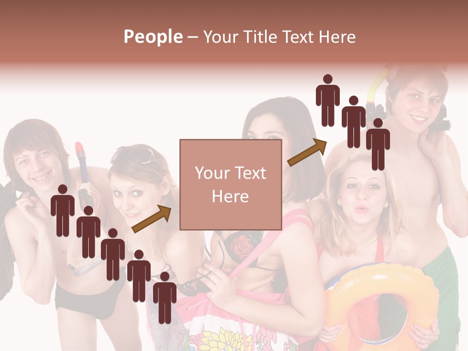 Emotion Smiling Mask PowerPoint Template