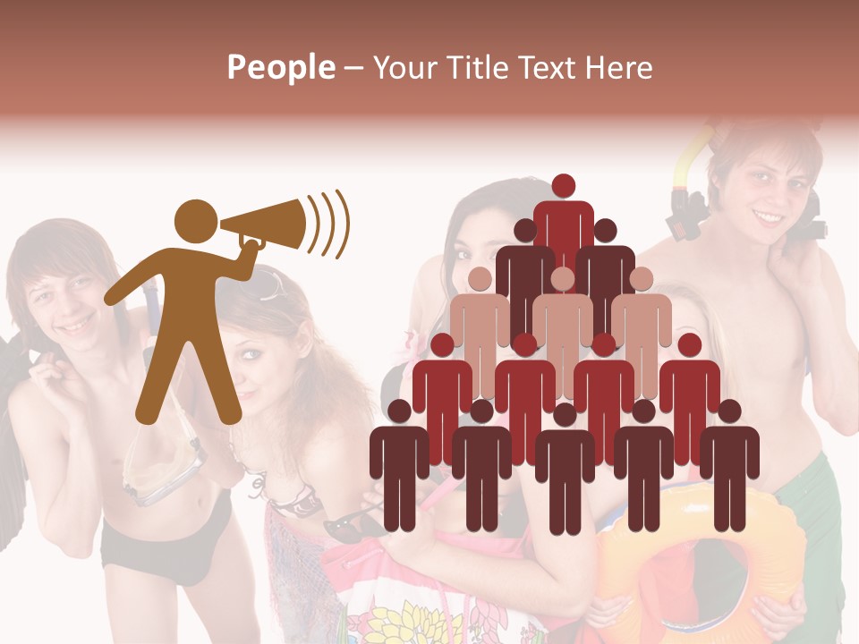 Emotion Smiling Mask PowerPoint Template