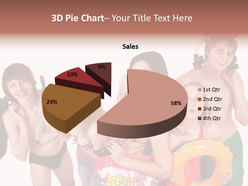 Emotion Smiling Mask PowerPoint Template