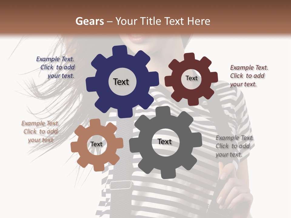 Fashion Make Up Gladness PowerPoint Template