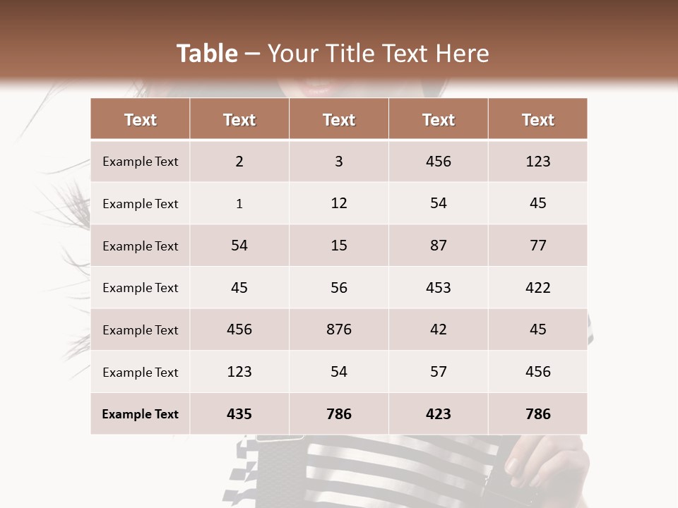 Fashion Make Up Gladness PowerPoint Template