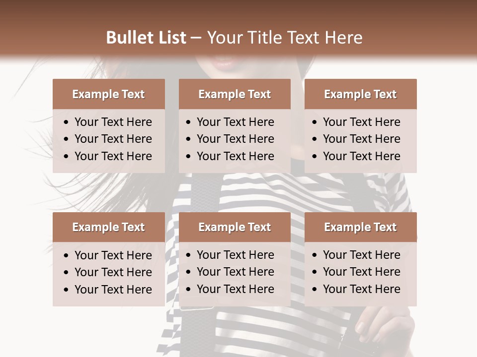 Fashion Make Up Gladness PowerPoint Template