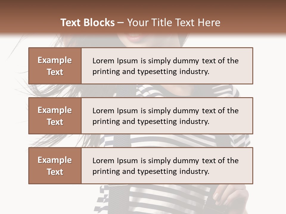 Fashion Make Up Gladness PowerPoint Template