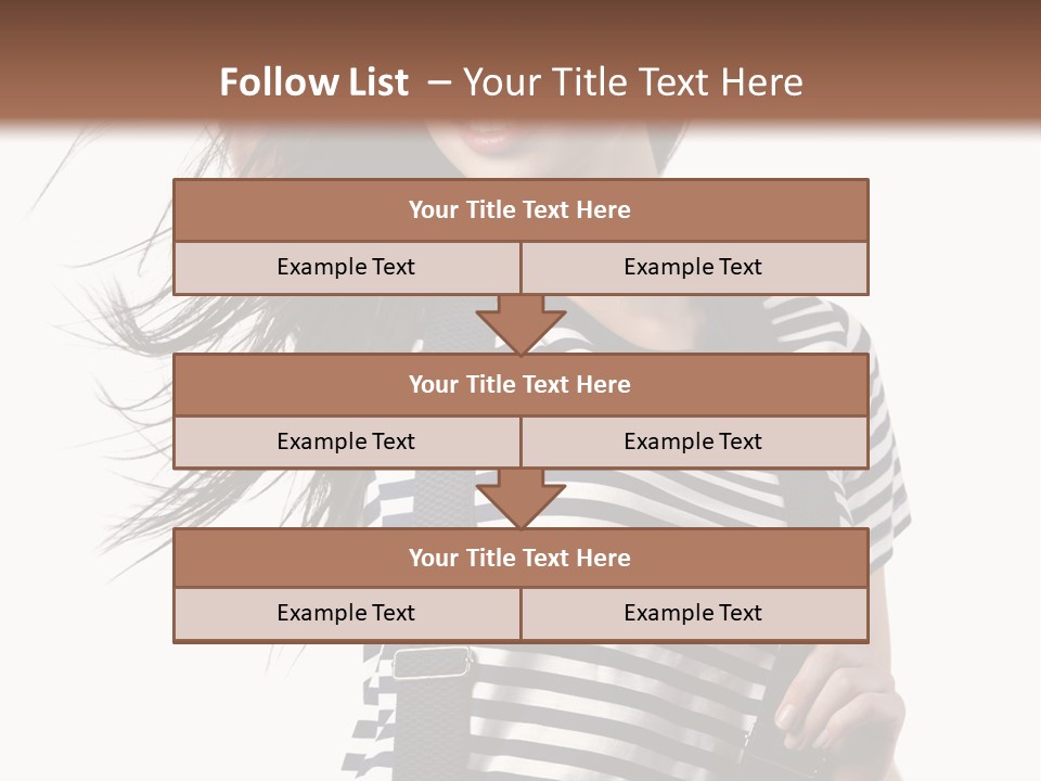 Fashion Make Up Gladness PowerPoint Template