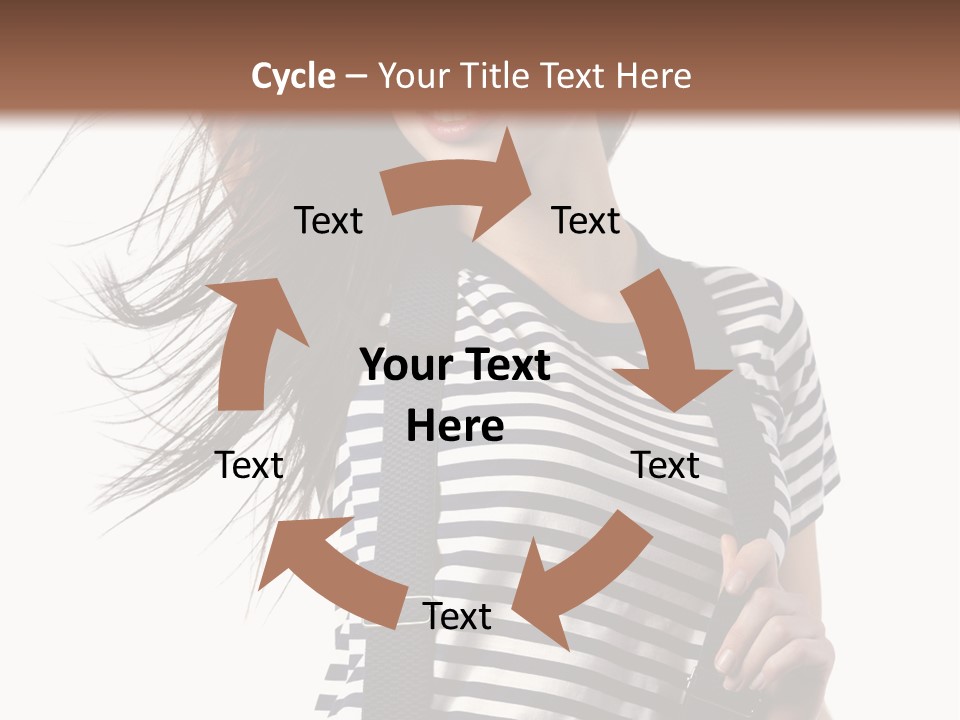 Fashion Make Up Gladness PowerPoint Template
